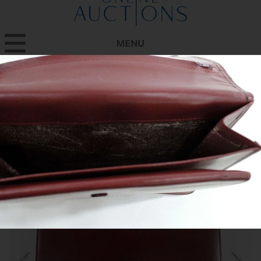 Authentic Cartier Panthere Leather Handbag / Clutch in a Dust Bag.